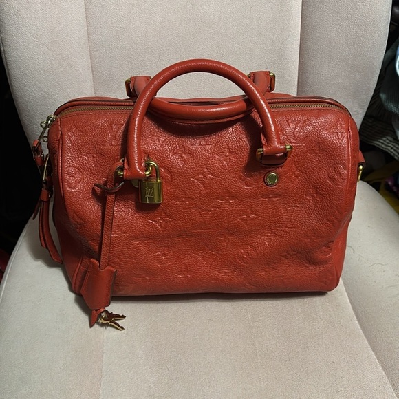 LV red empriente bandoliere 25 and wallet - Picture 13 of 13